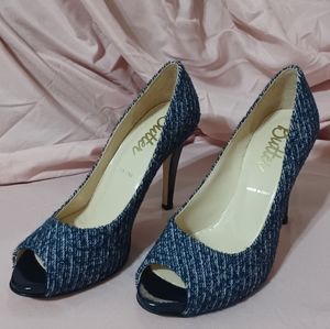 BUTTER Italian Open Toe Stiletto  Heels  -  Size 8